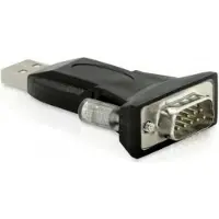 DeLOCK USB 2.0 Seriell 9St, Schwarz, USB Typ-A, DB-9