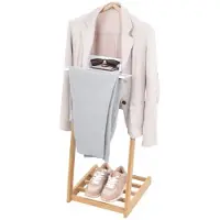Domo Pack Living Bambus-abendbürste Mit Schuhregal 43.5x34x102 Cm