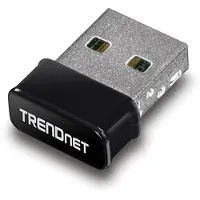 Trendnet AC1200, Verkabelt, USB, WLAN, Wi-Fi 5 (802.11ac), 867 Mbit/s, Schwarz