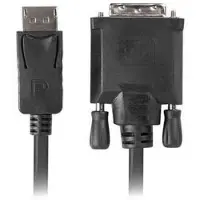 Lanberg DisplayPort-Kabel - - CA-DPDV-10CU-0018-BK - Schwarz - 1,8 m - DisplayPort-Stecker