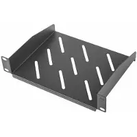 Lanberg AK-1012-B, Regalboden, Schwarz, 20 kg, 25,4 cm (10 Zoll), 254 mm, 180 mm