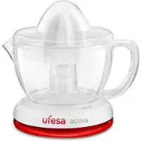 Ufesa EX4934 Activa, Handsaftpresse, Weiß, 0,7 l, 40 W