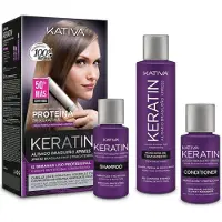 KATIVA Brazilian Xpress Keratin - Haarglättungs Kit