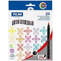 Milan Marker-Set 24 Stücke Pinsel Bunt