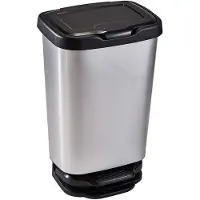 Mondex Eimer Mit Soft-close-pedal Silber Silber One Size
