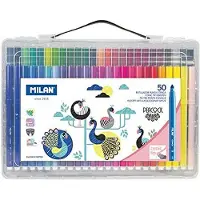 Milan peacock edition conical point markers -box of 50u-.