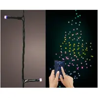 Lumineo Weihnachtsbeleuchtung App-Control 100 LED Multicolor Außen