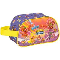 Big Buy Cooking Neceser Escolar SuperThings Wächter von Kazoom Morada 26 x 15 x 12 cm