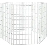 vidaXL Freilaufgehege 6-teilig 54x80 cm Verzinktes Eisen