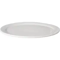 Mammoet Teller mit schmalem Rand Budgetline 26 cm Weiß Porzellan 3 Stück