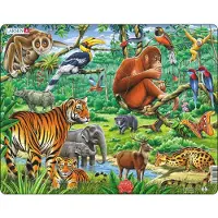 Larsen Puzzle Dschungel 20-tlg.