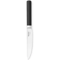 Brabantia Profile Küchenmesser, aus gehärtetem Stahl, Allzweckmesser ideal zum Schneiden und Schälen, Farbe: Matt Steel