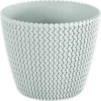 Prosperplast Round Flowerpot 11.5l Splofy 29.5x24.9 Cm Weiß