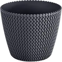 Prosperplast Round Flowerpot 5l Splofy 21.8x18.4 Cm Grau