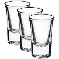 Bormioli Rocco | Set mit 3 Schnapsgläsern Dublino durchsichtig Glas x6.5 cm | NADUVI