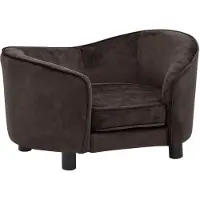 vidaXL Hundesofa Braun 69x49x40 cm Plüsch