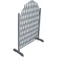 vidaXL Rankgitter Massivholz Tanne 1,8x1 m Grau