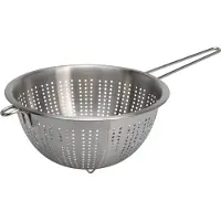 Excellent Housewares Edelstahl Küchensieb mit Griff