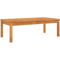 vidaXL Couchtisch 100x50x33 cm Massivholz Akazie