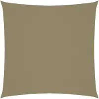 vidaXL Sonnensegel Oxford-Gewebe Quadratisch 2,5x2,5 m Beige