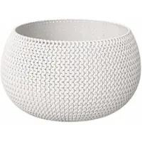 Prosperplast Flowerpot Splofy Bowl 23.9x23.9x16.1 Cm Weiß
