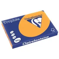 Clairefontaine Orange A3 Farbiges Papier 120 g/m² (250 Blatt)