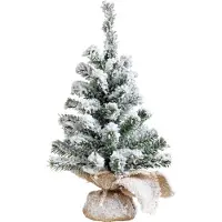 Kaemingk Weihnachtsbaum im Jutesack, Kunstbaum, 45 cm