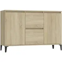 vidaXL Sideboard Sonoma-Eiche 102x35x70 cm Holzwerkstoff