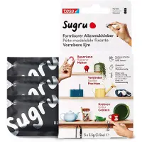 TESA Formbarer Allzweckkleber Sugru by , Verarbeitung 30 min, 3er-Pack (3 x 3,5 g), in Schwarz