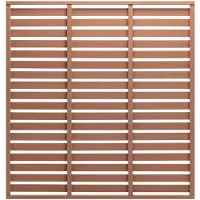 vidaXL Zaunplatte WPC 180x180 cm Braun