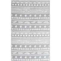 vidaXL Outdoor-Teppich ARAKIL Grau 160x230 cm PP