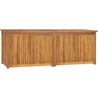 vidaXL Gartenbox 150x50x55 cm Massivholz Teak