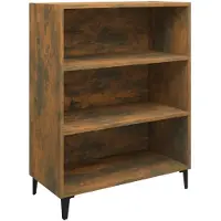 vidaXL Sideboard Räuchereiche 69,5x32,5x90 cm Holzwerkstoff