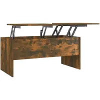 vidaXL Couchtisch Räuchereiche 102x50,5x46,5 cm Holzwerkstoff