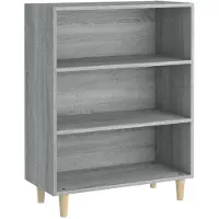 vidaXL Sideboard Grau Sonoma 69,5x32,5x90 cm Holzwerkstoff