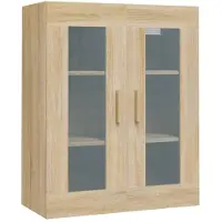 vidaXL Hängeschrank Sonoma-Eiche 69,5x34x90 cm