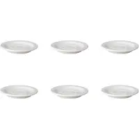 Mammoet Schotel schmale Kante Budgetline 14 cm Weiß 6 Stück