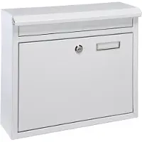 Huismerk HHI Premium Metall-Briefkasten - 36 x 12 x 32 cm