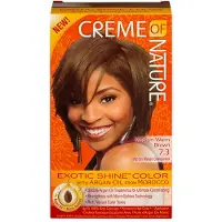 Creme of Nature Exotischer Glanz Farbe Medium Warm Braun 7.3