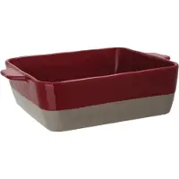 Olympia Bräter rot und taupe 4,2L
