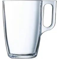 Arcoroc Voluto Bockbecher Tasse 400ml 6er Set, Kaffeebecher Glas - 6 Stk."