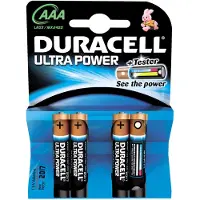 Duracell AAA Ultra Power (4pcs), Alkali, Zylindrische, 1.5 V, LR03, 45 x 11 x 11 mm
