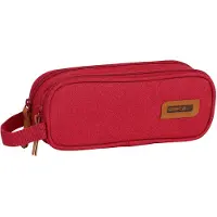 Safta Cereza Double Federmäppchen Rot Mann Rot One Size
