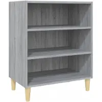 vidaXL Sideboard Grau Sonoma 57x35x70 cm Holzwerkstoff