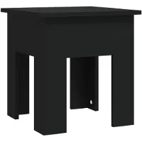 vidaXL Couchtisch Schwarz 40x40x42 cm Holzwerkstoff