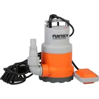 FUXTEC Tauchpumpe FX-TP1250 - bis zu 6.000 l/h | 6m Förderhöhe | 4,9Kg | Schmutzwasserpumpe max. 5 mm Durchmesser | Tauchpumpe mit 250W