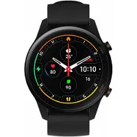 Xiaomi Mi Watch Version Smartwatch (1,39" AMOLED-HD-Display; Messung/Überwachung Blutsauerstoffgehalt Herzfrequenz Stresslevel Schlafzyklus; GPS; 17 Sportmodi; 5 ATM; 16 Tage Akkulaufzeit) Schwarz