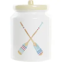 DKD Home Decor Gefäß Ruder 4 Stücke Dolomite 15 x 15 x 22 cm