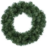 Décoris Künstlicher Tannenkranz 35cm Türkranz Weihnachtskranz Basteln Adventskranz 30cm