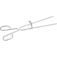 Sauvic Meat Tongs For Barbecue With Stop 45 Cm Silber